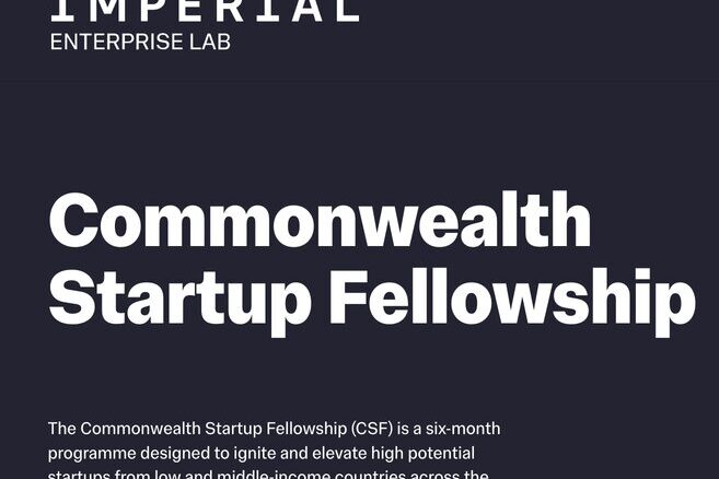 Bourse Commonwealth Startup Fellowship 2026