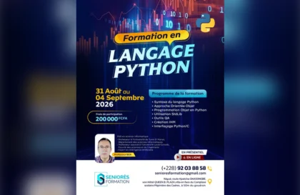 Formation en Langage Python