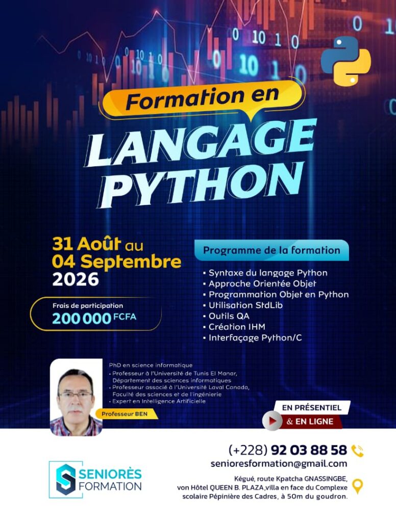 Formation en Langage Python