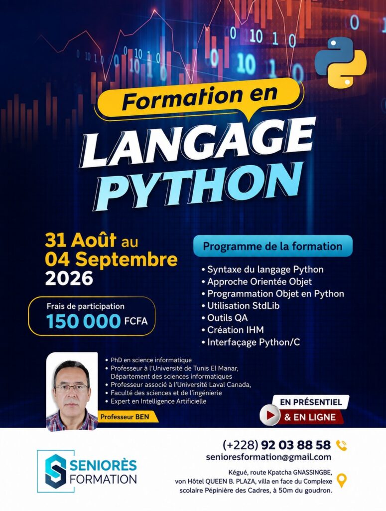 Formation en Langage Python