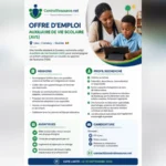OFFRE D’EMPLOI – AUXILIAIRE DE VIE SCOLAIRE (AVS)