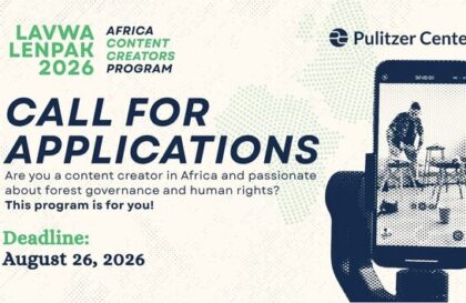 Programme Lavwa Lenpak Pulitzer Center 2026