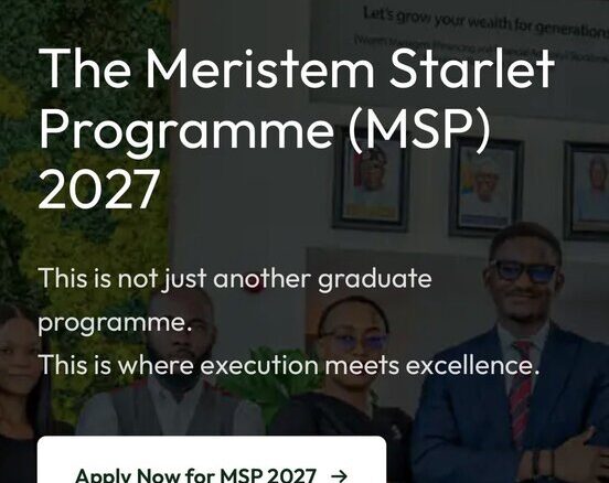 Programme Meristem Starlet 2027