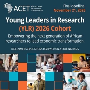 bourse ACET Jeunes Leaders en Recherche 2027