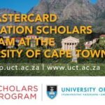 Bourse Mastercard Foundation Université du Cap 2027