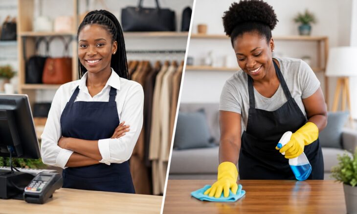emploi togo vendeur en boutique et aide ménagère