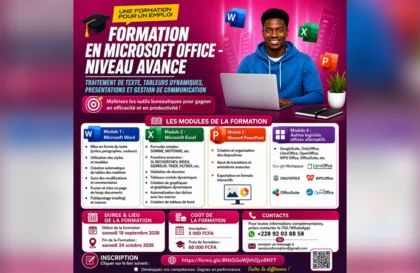 formation en microsoft office – niveau avance