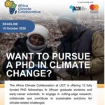 bourse doctorat climat Afrique 2027