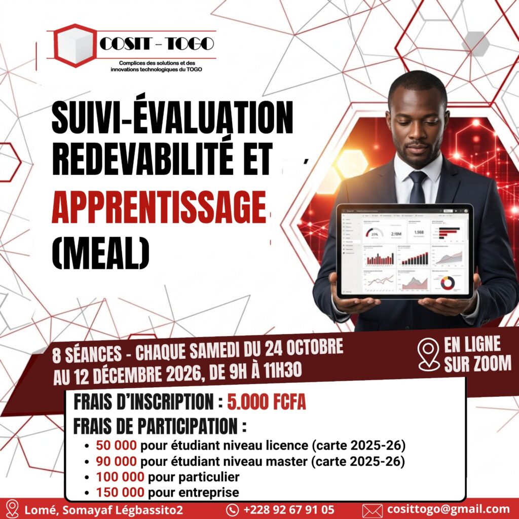 Formation en Suivi-évaluation, Redevabilité et Apprentissage