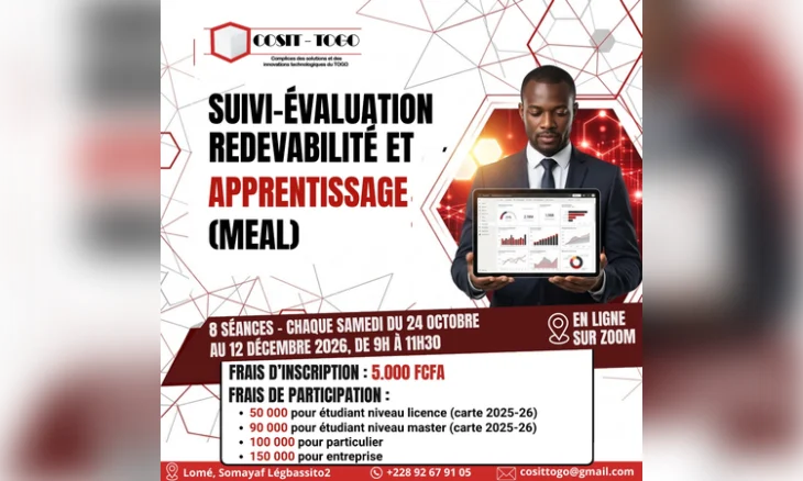 Formation en Suivi-évaluation, Redevabilité et Apprentissage