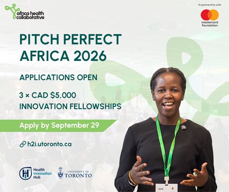 Pitch Perfect Africa 2026 bourse startups santé