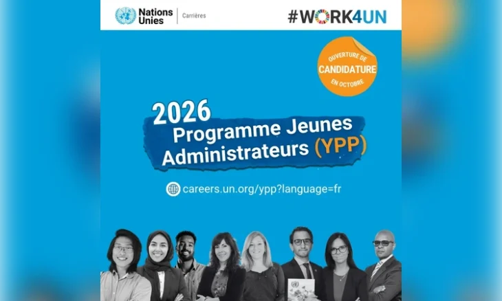 Programme Jeunes Administrateurs ONU 2026
