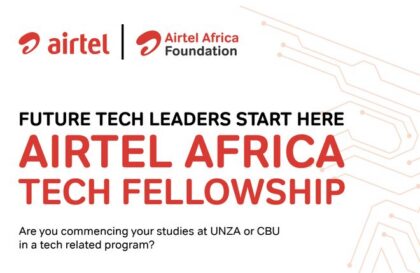 Bourse Airtel Africa Foundation Tech 2026 Zambie