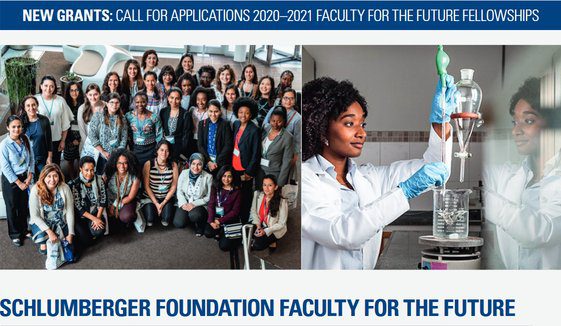 bourse Schlumberger Faculty for the Future 2027/2028