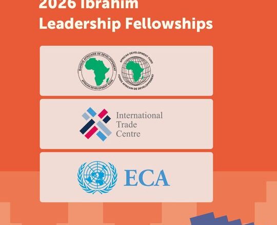 bourse de leadership Mo Ibrahim 2027