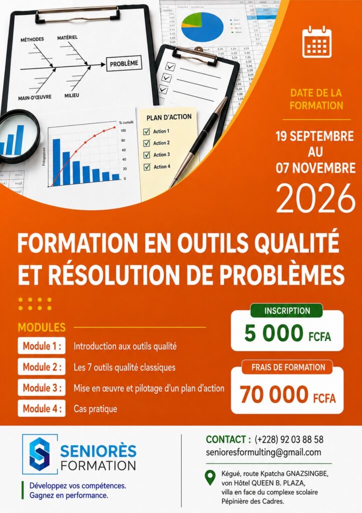 formation en outils qualité et résolution de problèmes