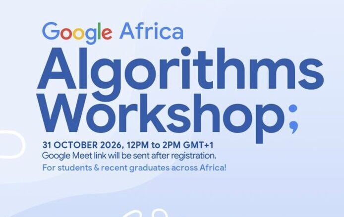 Atelier Google Afrique algorithmes 2026