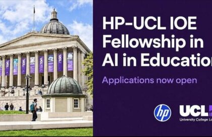 Bourse HP-UCL IOE intelligence artificielle éducation