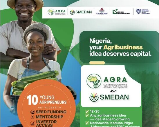 Concours AGRA SMEDAN agripreneurs nigérians 2026