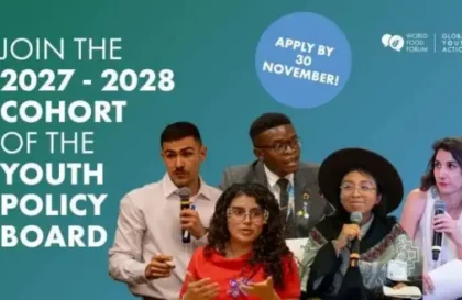 Conseil des politiques jeunesse du Forum mondial de l’alimentation 2027/2028