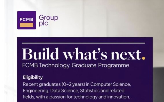 Programme FCMB pour jeunes diplômés en technologie 2026