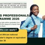 Programme Jeunes Professionnels BIDC 2027