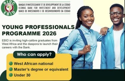 Programme Jeunes Professionnels BIDC 2027