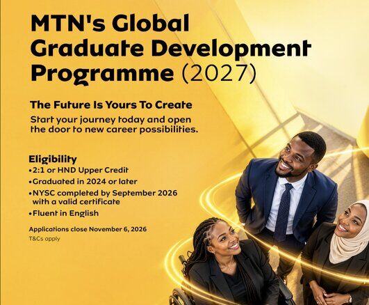 Programme de développement des jeunes diplômés MTN Global 2027