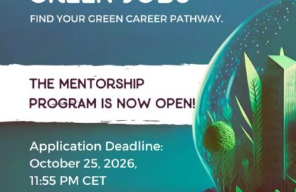 Programme de mentorat emplois verts 2026
