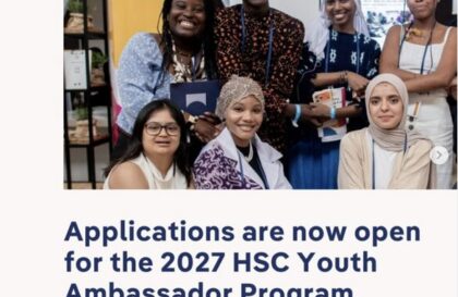 Programme des jeunes ambassadeurs HSC 2027