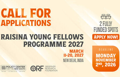 Raisina Young Fellows 2027
