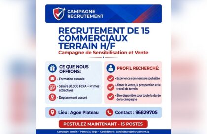 commerciaux terrain