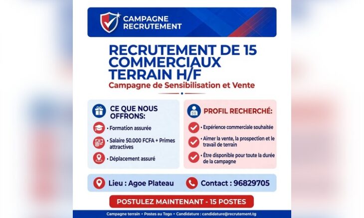 commerciaux terrain