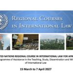 Cours régional des Nations Unies sur le droit international pour l’Afrique 2027