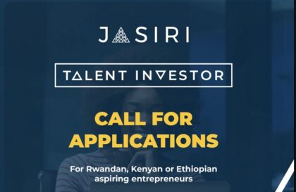 programme Jasiri Talent Investor 2027