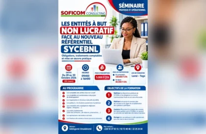 seminaire pratique et operationnel portant sur le système comptable des entités à but non lucratif
