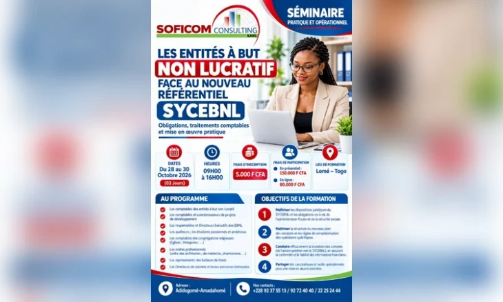 seminaire pratique et operationnel portant sur le système comptable des entités à but non lucratif