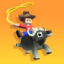 64x64 cowboy safari game favicon